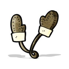 Cartoon Winter Mittens N3