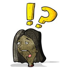 cartoon shocked woman N7