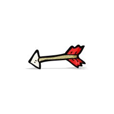 medieval arrow cartoon N2