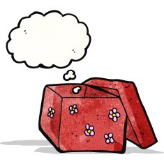 cartoon open box N6