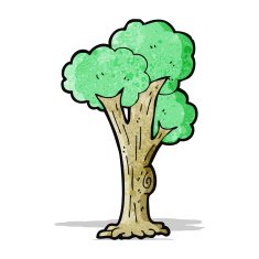 Cartoon Tree N119