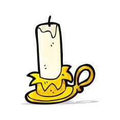 old candlestick cartoon N4