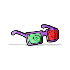 3D Glasses Cartoon N7
