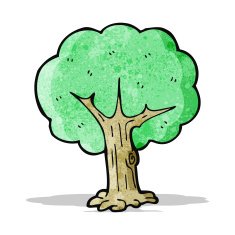 Cartoon Tree N125