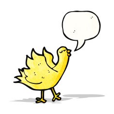 cartoon yellow bird N9
