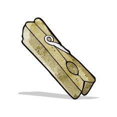 Cartoon Wooden Peg N6