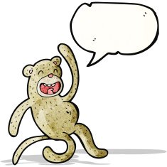 Crazy Cartoon Monkey N3