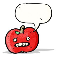 cartoon ugly apple N3