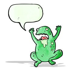 gross toad cartoon