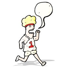 cartoon running man N2