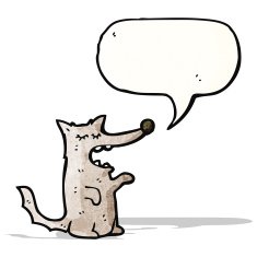 Cartoon Wolf N58
