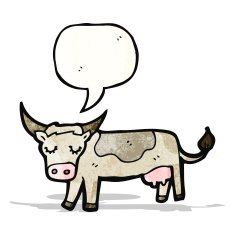 Cartoon Cow N45