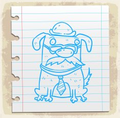 dog cartoon illustration N5