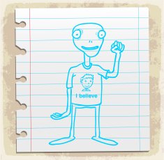 cartoon alien creature N3
