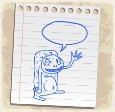 cartoon alien creature N4