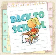 Cartoon back to school illustration N2