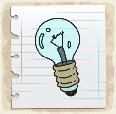 Cartoon lamp illustration N2