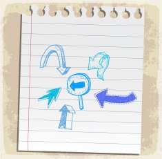 arrows doodle set N9