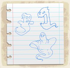 ghost halloween symbol cartoon illustration