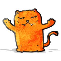 Cartoon Cat N152