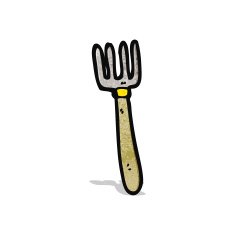 cartoon fork N4
