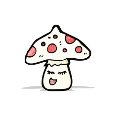 cartoon toad stools