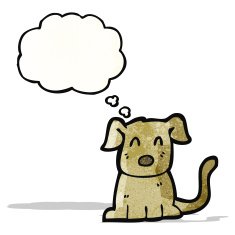 cartoon little dog N44