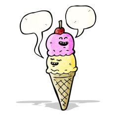 Cartoon Ice Cream N36