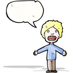 cartoon shocked boy N2
