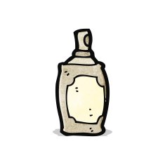cartoon spray can N10