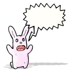 crazy spooky bunny rabbit cartoon N3