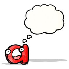 cartoon letter a N4