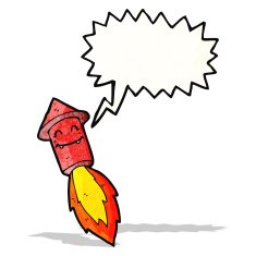 Cartoon Firework Rocket N13