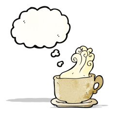 hot cup of coffee cartoon N2