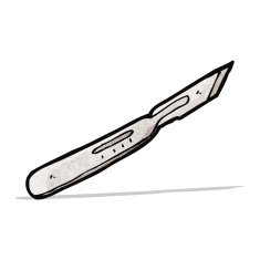 cartoon scalpel N6