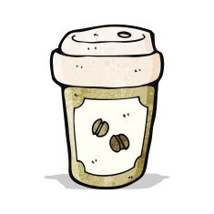 Cartoon Take Out Coffee N3