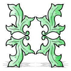 cartoon decorative nature themed florals N5