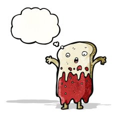 cartoon jam on toast N2