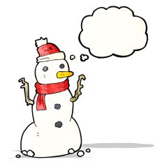 Cartoon Snowman N52