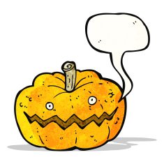 cartoon spooky pumpkin