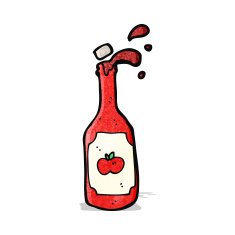 cartoon ketchup