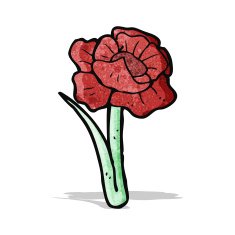 cartoon flower N99