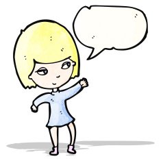 pretty blond girl cartoon N2