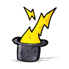 cartoon magic top hat N8