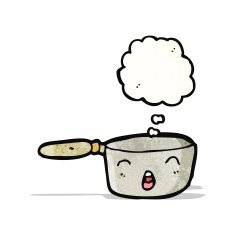 cartoon saucepan N12