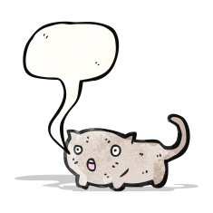 funny cartoon cat N96