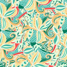 Abstract seamless hand-drawn pattern N48