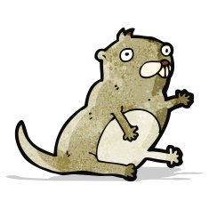 funny cartoon beaver N9