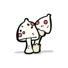 cartoon toad stools N4