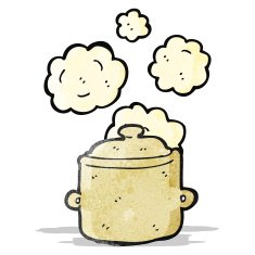 cartoon casserole pot N3